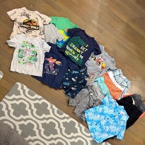 Assorted 4T boys spring/summer lot- euc 18 pcs total